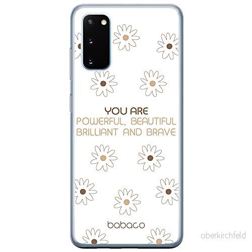 ERT GROUP mobiltelefonfodral för Samsung S20 FE / 5G originalt och officiellt licensierat Babaco mönster Positive vibes 003 anpassad till formen på mobiltelefonen, gedeeltelijk transparant 5903932969306