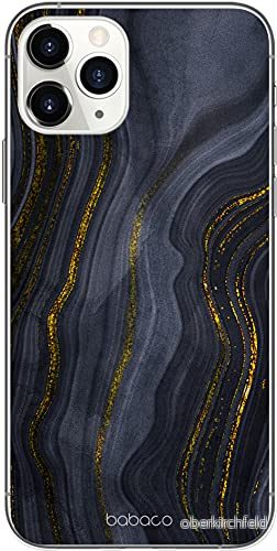 ERT GROUP mobiltelefonfodral för Apple Iphone 11 PRO MAX originalt och officiellt licensierat Babaco mönster Marble 008 Vit anpassad till formen på mobiltelefonen, fodral tillverkad av TPU plast 5903932020342