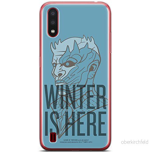 ERT GROUP mobiltelefonfodral för Samsung A01 originalt och officiellt licensierat Game od Thrones mönster of 016 anpassad till formen på mobiltelefonen, fodral tillverkad av TPU plast 5903932685220