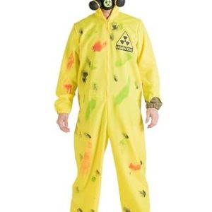 Biohazard Radioactive suit costume disguise fancy dress adult (One size) 8026196621975