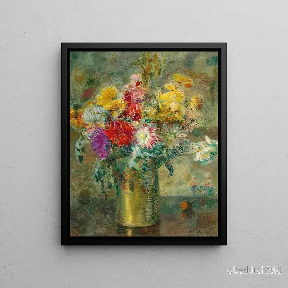 Målning Bouquet de fleurs - Albert Lebourg | Konsttryck