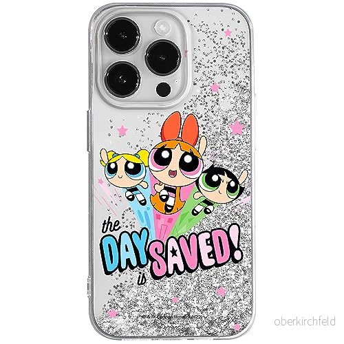 ERT GROUP mobiltelefonfodral för Apple Iphone 14 PRO MAX originalt och officiellt licensierat The Powerpuff Girls mönster 031, med glitter overflow effekt 5905511977504