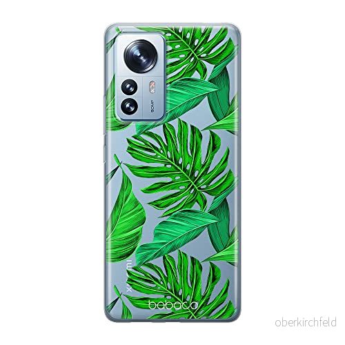 ERT GROUP mobiltelefonfodral för Xiaomi 12 PRO originalt och officiellt licensierat Babaco mönster Plants 006 optimalt anpassad till formen på mobiltelefonen, gedeeltelijk transparant 5905511521820