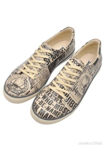 DOGO WB herrsneakers dagligen, profet Harry Potter, flerfärgad vegantryckskor 45 EU, Material: Polyester, EU 8680544187218