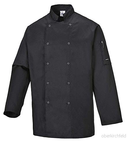 Portwest C833BKRL Suffolk kockjacka, normal, stor, svart 5036108183890