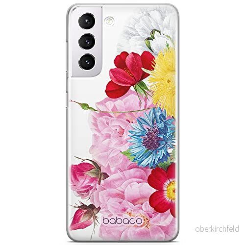 ERT GROUP mobiltelefonfodral för Samsung S21 originalt och officiellt licensierat Babaco mönster Flowers 056 optimalt anpassad till formen på mobiltelefonen, fodral tillverkad av TPU plast 5905131359254