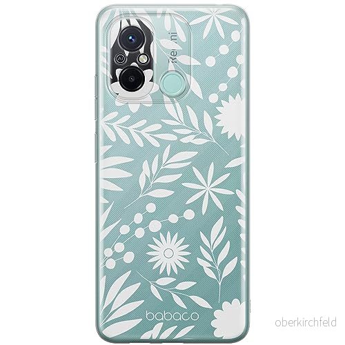ERT GROUP mobiltelefonfodral för Xiaomi REDMI 12C/ 11A originalt och officiellt licensierat Babaco mönster Flowers 023 optimalt anpassad till formen på mobiltelefonen, gedeeltelijk transparant 5905511847210