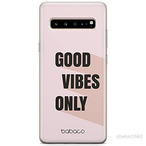ERT GROUP Mobiltelefonskal för Samsung S10 5G original och officiellt licensierat Babaco mönster Sweet 90's 007 anpassad till mobiltelefonens form, TPU fodral 5903932336511