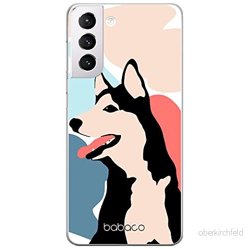 ERT GROUP mobiltelefonfodral för Samsung S21 originalt och officiellt licensierat Babaco mönster Dogs 001 Vit optimalt anpassad till formen på mobiltelefonen, fodral tillverkad av TPU plast 5905131001337