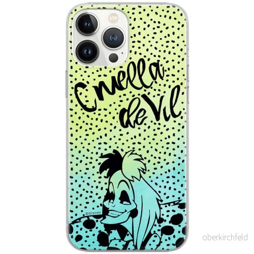 ERT GROUP mobiltelefonfodral för Huawei P30 originalt och officiellt licensierat Disney mönster Cruella 002 Vit optimalt anpassad till formen på mobiltelefonen, fodral tillverkad av TPU plast 5903040558669