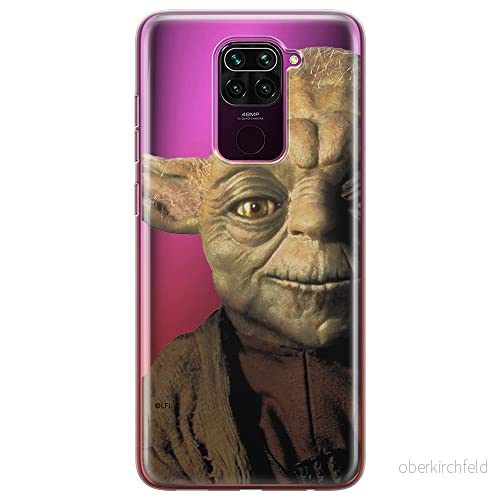 ERT GROUP mobiltelefonfodral för Xiaomi REDMI NOTE 9 originalt och officiellt licensierat Star Wars mönster Yoda 004 optimalt anpassad till formen på mobiltelefonen, gedeeltelijk transparant 5903040338018