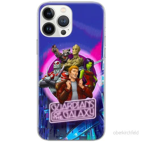 ERT GROUP mobiltelefonfodral för Huawei P30 originalt och officiellt licensierat Marvel mönster Guardians of the Galaxy 009 Vit anpassad till formen på mobiltelefonen, fodral tillverkad av TPU plast 5902980333909