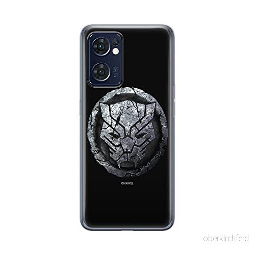 ERT GROUP mobiltelefonfodral för Oppo RENO 7 5G originalt och officiellt licensierat Marvel mönster Black Panther 013 optimalt anpassad till formen på mobiltelefonen, fodral tillverkad av TPU plast 5905511307899