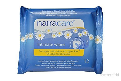 Natracare Ekologiska Våtservetter för intimhygien 12 st 782126200150