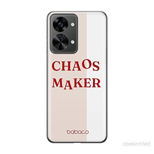 ERT GROUP mobiltelefonfodral för Oneplus NORD 2T 5G originalt och officiellt licensierat Babaco mönster 90's Girl 009 optimalt anpassad till formen på mobiltelefonen, fodral tillverkad av TPU plast 5905511270117