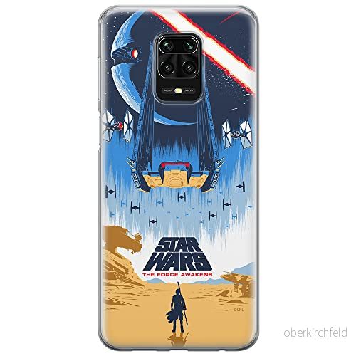 ERT GROUP mobiltelefonfodral för Xiaomi REDMI NOTE 9 PRO/ 9S originalt och officiellt licensierat Star Wars mönster 034 optimalt anpassad till formen på mobiltelefonen, fodral tillverkad av TPU plast 5903040319963