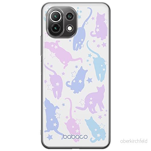 ERT GROUP mobiltelefonfodral för Xiaomi 11 LITE 4G/5G originalt och officiellt licensierat Babaco mönster Cats 016, fodral tillverkad av TPU plast 5905131099860