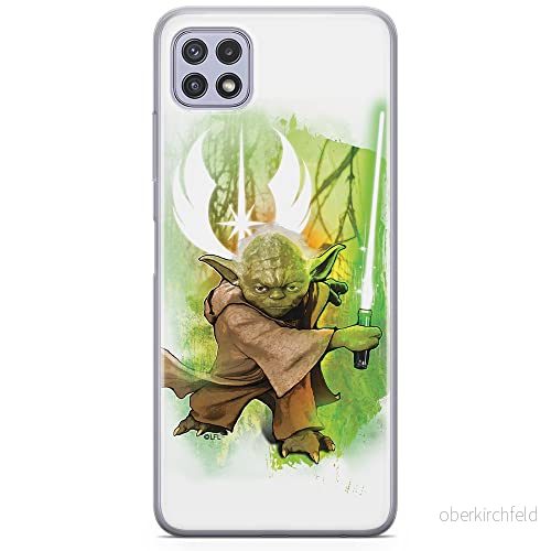 ERT GROUP mobiltelefonfodral för Samsung A22 5G originalt och officiellt licensierat Star Wars mönster Yoda 005 optimalt anpassad till formen på mobiltelefonen, fodral tillverkad av TPU plast 5903932809794