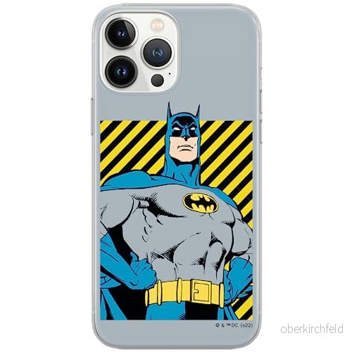 ERT GROUP mobiltelefonfodral för Iphone 13 PRO originalt och officiellt licensierat DC mönster Batman 069 optimalt anpassad till formen på mobiltelefonen, fodral tillverkad av TPU plast 5905131525543