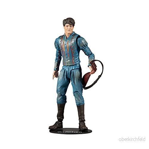 McFarlane Toys, Netflix The Witcher 17,78 cm Jaskier actionfigur med 22 rörliga delar, säsong 1, samlarfigur samlarstativ bas åldrarna 12+ 787926138023