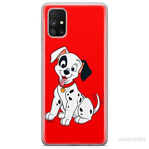 ERT GROUP mobiltelefonfodral för Samsung M51 originalt och officiellt licensierat Disney mönster Dalmatian 006 Vit optimalt anpassad till formen på mobiltelefonen, fodral tillverkad av TPU plast 5904805883057