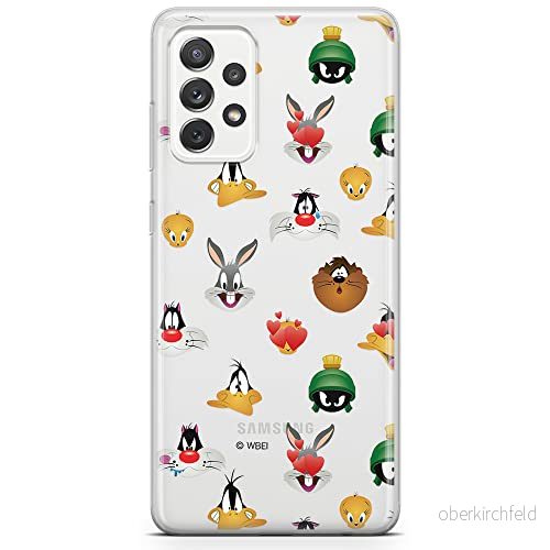 ERT GROUP mobiltelefonfodral för Samsung A73 5G originalt och officiellt licensierat Looney Tunes mönster 007 optimalt anpassad till formen på mobiltelefonen, gedeeltelijk transparant 5904805515224