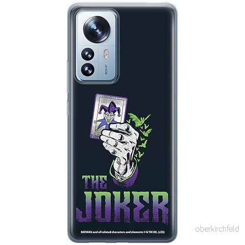 ERT GROUP mobiltelefonfodral för Xiaomi 12 PRO originalt och officiellt licensierat DC mönster Joker 030 optimalt anpassad till formen på mobiltelefonen, fodral tillverkad av TPU plast 5905795054922