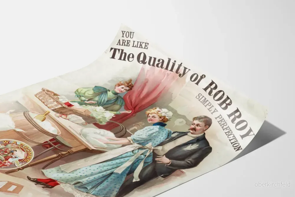 Vintage reklamposter Rob Roy W.A. Coombs - Bild 3