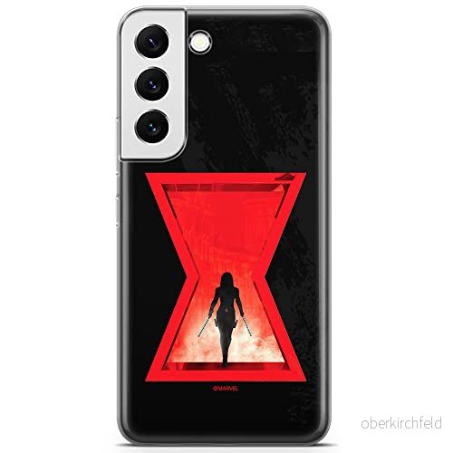 ERT GROUP mobiltelefonfodral för Samsung S22 originalt och officiellt licensierat Marvel mönster Black Widow 009 optimalt anpassad till formen på mobiltelefonen, fodral tillverkad av TPU plast 5904805302893