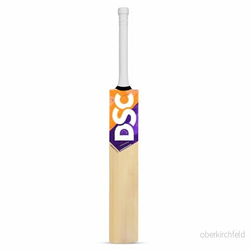 DSC Krunch 9000 English Willow Senior Cricket Bats Färg: Beige Storlek: Män Material: Engelsk pil klass 4 vide Flödande konturerad ryggrad Mid till Low Sweetspot Powerarc Bow Face 8904223453938