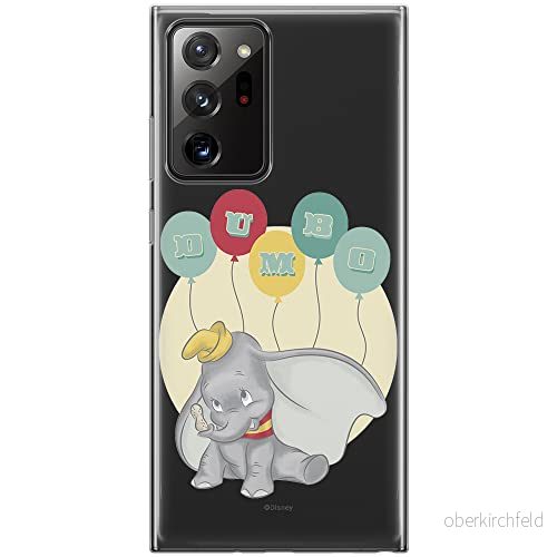 ERT GROUP mobiltelefonfodral för Samsung GALAXY NOTE 20 ULTRA originalt och officiellt licensierat Disney mönster Dumbo 003 optimalt anpassad till formen på mobiltelefonen, gedeeltelijk transparant 5903040353202
