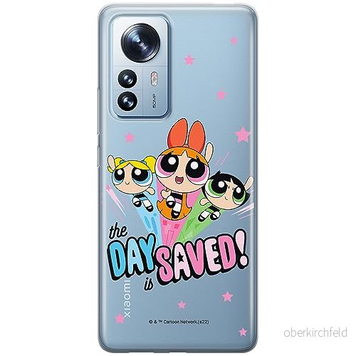 ERT GROUP mobiltelefonfodral för Xiaomi 12 PRO originalt och officiellt licensierat The Powerpuff Girls mönster 031 anpassad till formen på mobiltelefonen, gedeeltelijk transparant 5905511976590