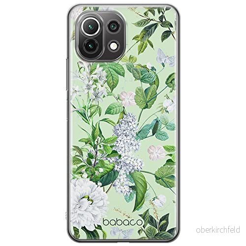 ERT GROUP mobiltelefonfodral för Xiaomi 11 LITE 4G/5G originalt och officiellt licensierat Babaco mönster Flowers 038, fodral tillverkad av TPU plast 5905131304407