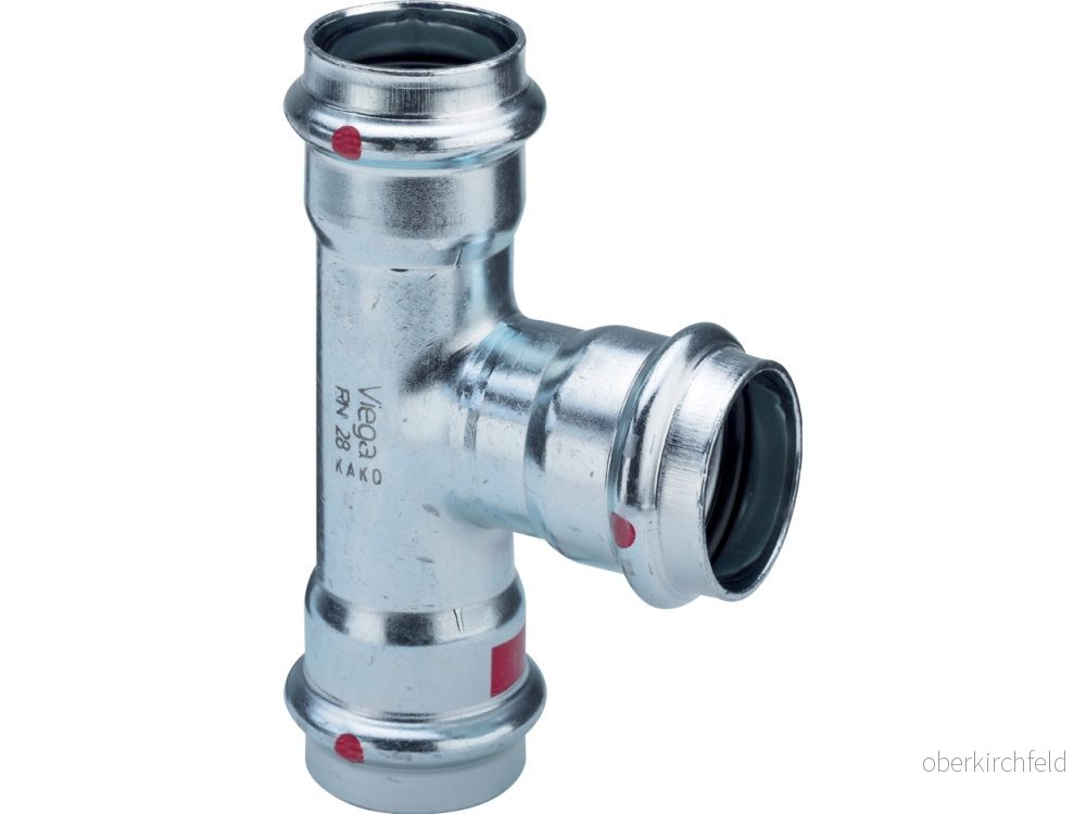 Viega Prestabo T-rör 42 mm 558666 Galvaniserat Stål 4015211558666