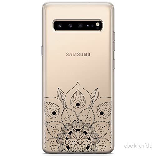 ERT GROUP mobiltelefonfodral för Samsung S10 originalt och officiellt licensierat Babaco mönster Mandalas 008 Vit optimalt anpassad till formen på mobiltelefonen, gedeeltelijk transparant 5904805853630