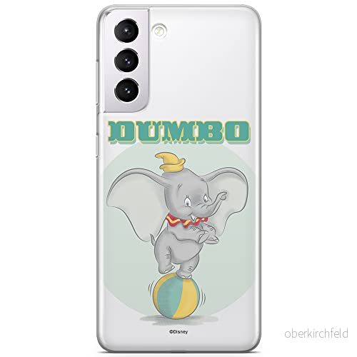 ERT GROUP mobiltelefonfodral för Samsung S21 originalt och officiellt licensierat Disney mönster Dumbo 006 optimalt anpassad till formen på mobiltelefonen, gedeeltelijk transparant 5903932292817
