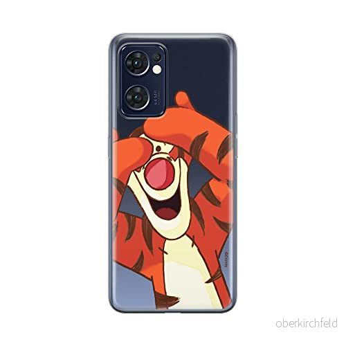ERT GROUP mobiltelefonfodral för Oppo RENO 7 5G originalt och officiellt licensierat Disney mönster Winnie the Pooh and Friends 035 anpassad till formen på mobiltelefonen, gedeeltelijk transparant 5905511313425