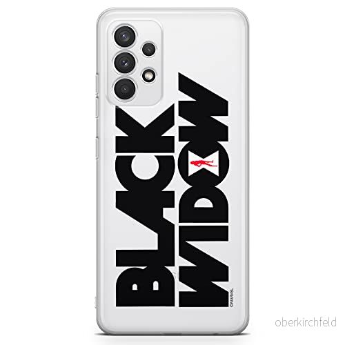 ERT GROUP mobiltelefonfodral för Samsung A32 4G LTE originalt och officiellt licensierat Marvel mönster Black Widow 011 optimalt anpassad till formen på mobiltelefonen, gedeeltelijk transparant 5903040469972