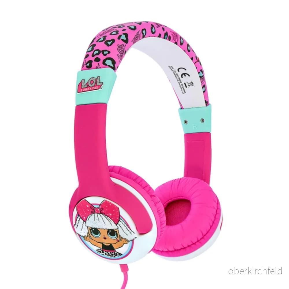 OTL Junior On Ear 85Db Hörlurar Surprise, Rosa 5055371622943