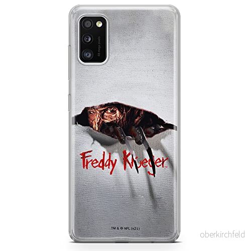 ERT GROUP mobiltelefonfodral för Samsung A41 originalt och officiellt licensierat Horror mönster Nightmare of Elm Street 008 anpassad till formen på mobiltelefonen, fodral tillverkad av TPU plast 5905511088385