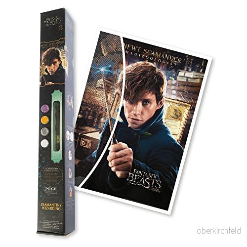 DIAMANTINY Fantastic Djur I Wizarding Big Kit Skapa Mosaik, Crystal Art Aktivitet, Diamond Painting, 1 Canvas 50 x 70 cm Blandade Random, Multifärg, Large, 21070 8056779210708