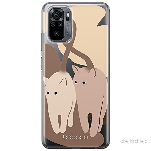 ERT GROUP mobiltelefonfodral för Xiaomi REDMI NOTE 10/ 10S originalt och officiellt licensierat Babaco mönster Cats 002 optimalt anpassad till formen på mobiltelefonen, gedeeltelijk transparant 5905131078629