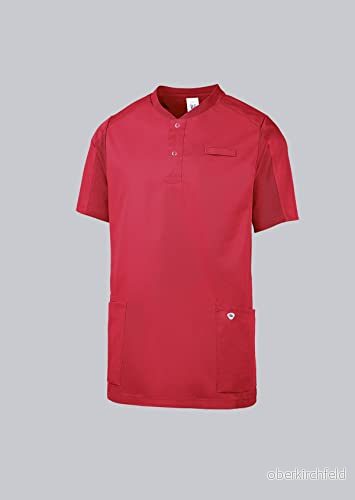BP 1739 435 188 S unisex fritidstunika, 1/2 ärmar, Piquéinlägg och arm axelsystem, 180,00 g/m² tygblandning, korall, 4055301136794