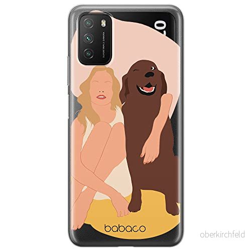 ERT GROUP mobiltelefonfodral för Xiaomi REDMI 9T/ POCO M3 originalt och officiellt licensierat Babaco mönster Dogs 007 optimalt anpassad till formen på mobiltelefonen, gedeeltelijk transparant 5905131034816