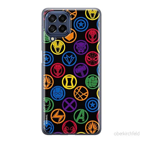 ERT GROUP mobiltelefonfodral för Samsung M33 5G originalt och officiellt licensierat Marvel mönster Avengers 022 optimalt anpassad till formen på mobiltelefonen, fodral tillverkad av TPU plast 5905511354442