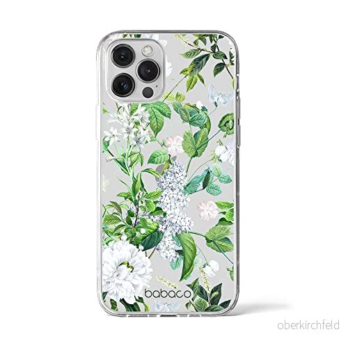 ERT GROUP mobiltelefonfodral för Iphone 12 PRO MAX originalt och officiellt licensierat Babaco mönster Flowers 038 optimalt anpassad till formen på mobiltelefonen, gedeeltelijk transparant 5905131300904