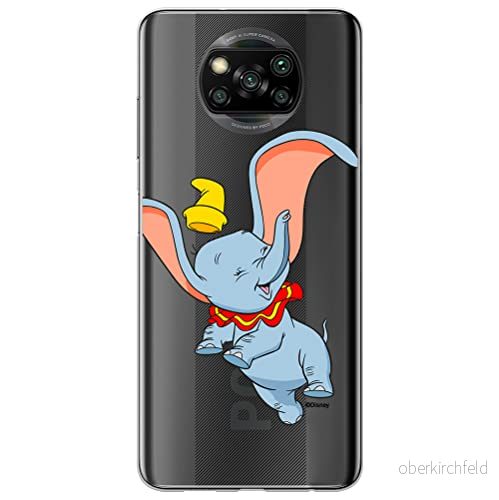 ERT GROUP mobiltelefonfodral för Xiaomi POCOPHONE X3 originalt och officiellt licensierat Disney mönster Dumbo 015 optimalt anpassad till formen på mobiltelefonen, gedeeltelijk transparant 5905131183965