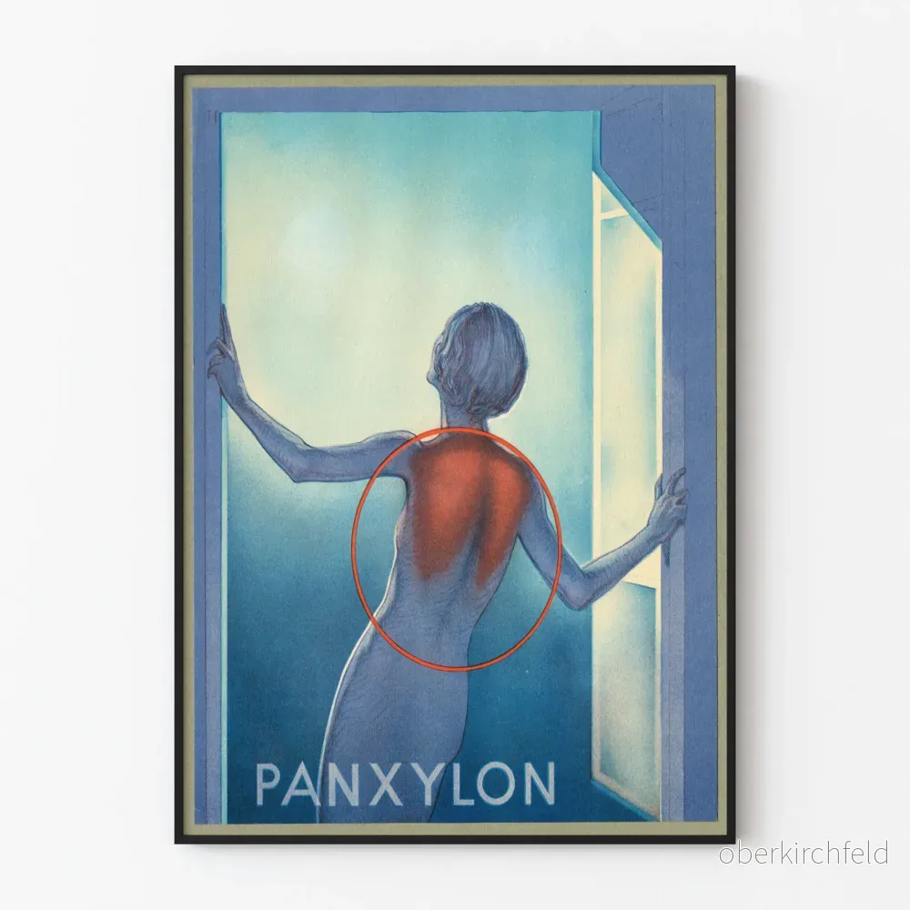 Vintageposter Panxylon Ryggsmärta