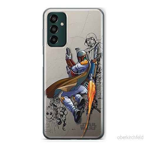 ERT GROUP mobiltelefonfodral för Samsung M13 4G originalt och officiellt licensierat Star Wars mönster Boba Fett 003 optimalt anpassad till formen på mobiltelefonen, fodral tillverkad av TPU plast 5905511324162