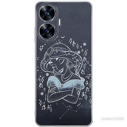 ERT GROUP mobiltelefonfodral för Realme C55 originalt och officiellt licensierat Disney mönster Jasmine 007 optimalt anpassad till formen på mobiltelefonen, fodral tillverkad av TPU plast 5905511874445